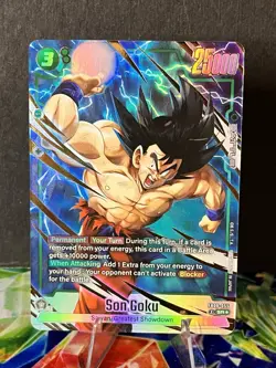 Son Goku FB08-055 Alternate Art Saiyan's Pride Dragon Ball English Card Fusion W - Image 1