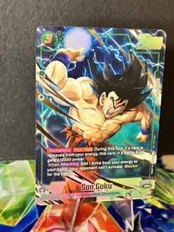 Son Goku FB08-055 Alternate Art Saiyan's Pride Dragon Ball English Card Fusion W - Image 3