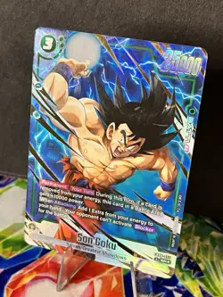 Son Goku FB08-055 Alternate Art Saiyan's Pride Dragon Ball English Card Fusion W - Image 4