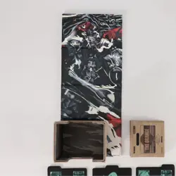The Orange Metal Gear Solid Solid Snake Faux Leather Deck Box, Card Dividers - Image 1