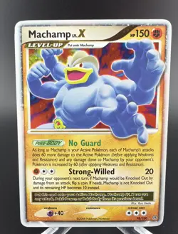 Pokemon TCG Machamp LV.X Holo Rare Card Stormfront 98/100 - Image 1