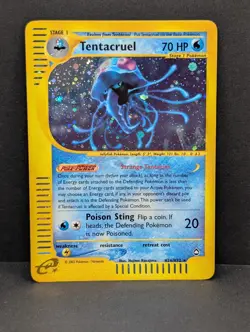 Tentacruel H26/H32 Aquapolis Holo Rare Pokemon TCG Nintendo e-reader LP+ - Image 1