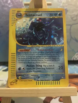 Tentacruel Holo Rare H26/H32 Aquapolis WOTC Vintage Pokemon - Image 1