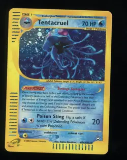 Pokemon Card Tentacruel H26/H32 Holo Rare Aquapolis Light Play #40 - Image 2