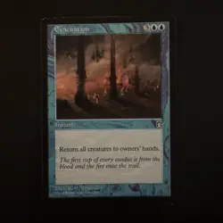 Magic The Gathering Stronghold Evacuation # Lightly played - Image 1