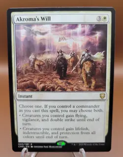 Akroma's Will x1 MTG Commander Legends Magic Near Mint NM English - Image 1