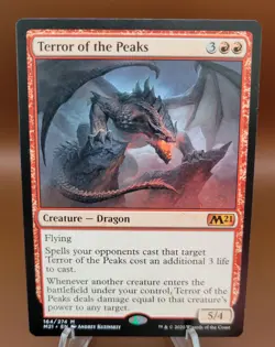 Terror of the Peaks x1 MTG M21 Core 2021 Magic Near Mint NM English - Image 1