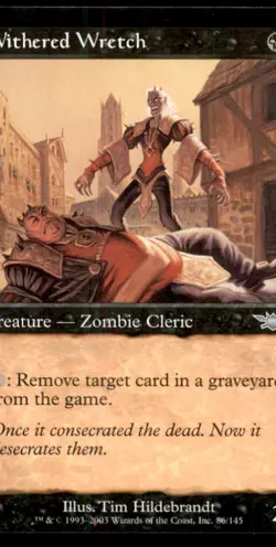Withered Wretch LP Light Play Legions MTG [10835] - Image 1