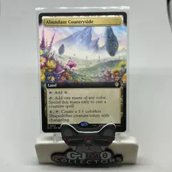(EXTENDED ART) Abundant Countryside (42) - Commander Lorwyn Eclipsed (ECC) - MTG - Image 1