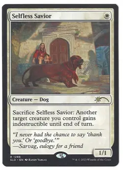 Selfless Savior Magic the Gathering SLD NM - Image 1