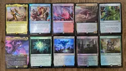 MTG Magic the Gathering Collection Lot 100 Rares/Mythics w/ 10 Foils NM #123 - Image 1