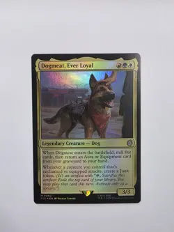 MTG Dogmeat, Ever Loyal [Fallout] Foil Near Mint Magic - Image 1