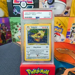 PSA 5 1999 Pokemon Game Unlimited Jungle Pidgeot 8 Holo - Image 1