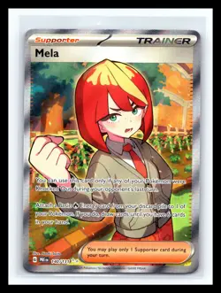 💥 Mela - 140/131 - Pokemon Prismatic Evolutions Ultra Rare Holo - Image 1