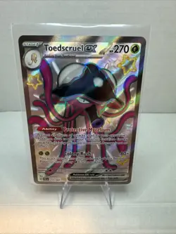 Toedscruel ex 213/091 - Paldean Fates - Pokemon Shiny Ultra Rare - Full Art NM - Image 1