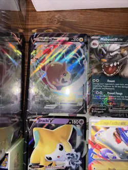 Pokemon TCG Card Lot. Jirachi V Promo Card NM JUMBO. Surging Sparks. Stamp. - Image 2