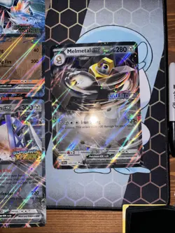 Pokemon TCG Card Lot. Jirachi V Promo Card NM JUMBO. Surging Sparks. Stamp. - Image 5