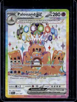 2024 Pokemon SV Surging Sparks SSP EN Palossand Ex #221/191 - Image 1