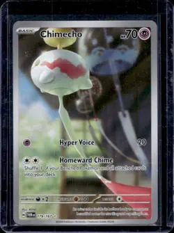 2024 Pokemon SV Twilight Masquerade TWM EN Chimecho #179/167 - Image 1