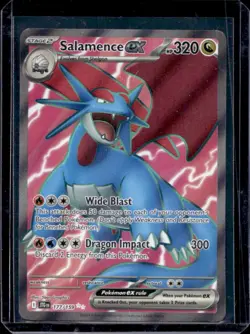 2025 Pokemon SV Journey Together JTG EN Salamence ex #177/159 - Image 1