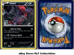 2016 Pokemon, Generations Radiant Collection, #RC16/RC32 Yveltal, Holo Uncommon - Image 1
