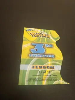 Pokemon Topps Advanced Challenge Die-cut Embossed Flygon - Image 5