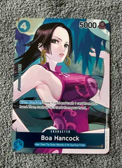One Piece Boa Hancock Paramount War Box Topper English Card OP02-059 - Image 1