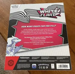 Pokemon TCG White Flare Binder Collection, inc. 5 boosters NEW & FACTORY SEALED - Image 2