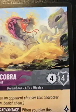 Giant Cobra - Ghostly Serpent 57/204 Uncommon Archazia's Island Disney Lorcana - Image 3