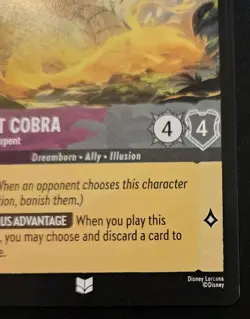 Giant Cobra - Ghostly Serpent 57/204 Uncommon Archazia's Island Disney Lorcana - Image 5