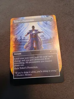 Teferi's Protection Proxy Card with Custom designed art Double Sided Art Display - Image 3