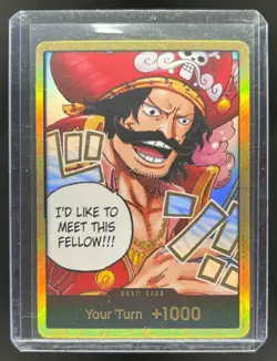 2025 One Piece Carrying On His Will Don Card Roger Gold Alt Art - Image 1