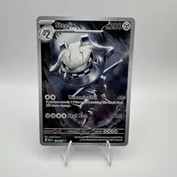 Pokemon Steelix 150/132 Mega Evolution Illustration Rare IR Holo TCG Card - Image 1