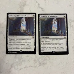 Magic the Gathering MTG Authority Of The Consuls Pair Set Of 2 Cards NM - Image 1
