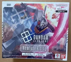 GUNDAM CARD GAME NEWTYPE RISING box factory sealed NEW ENGLISH 24 BSTR - Image 1