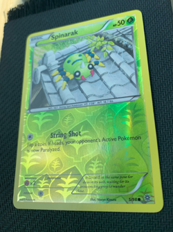Spinarak 5/98 Reverse Holo Pokemon Card - XY Ancient Origins Set 2015 - MP - Image 3