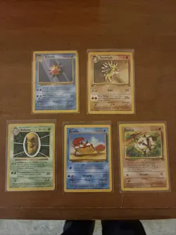 Lot Of 5 Pokemon Cards - Image 1