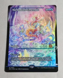 Magic:The Gathering - Lorwyn Eclipsed - Harmonized Crescendo Foil Showcase NM - Image 1