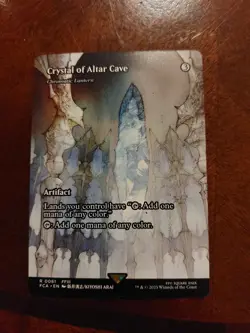 MTG Final Fantasy Crystal of Altar Cave Chromatic Lantern Showcase Edition NM - Image 1