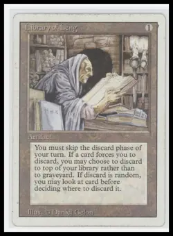 Library of Leng #261 - Revised Edition | MTG Artifact | Vintage Magic Card - Image 1