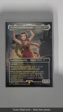 Aerith Gainsborough MTG Final Fantasy Regional Championship Promo G2U - Image 3