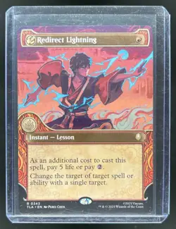 2025 Magic The Gathering Avatar Last Airbender Redirect Lightning Showcase #0343 - Image 1