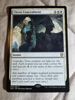 Clever Concealment Phyrexia: All Will Be One Commander x1 NM - Image 1