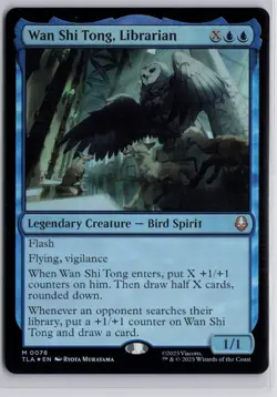 Wan Shi Tong, Librarian FOIL 78 Avatar TLA MTG Mythic Unplayed Mint English M/NM - Image 1