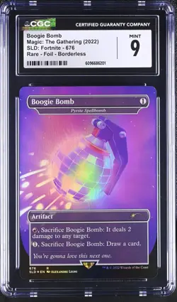 PYRITE SPELLBOMB // BOOGIE BOMB Secret Lair Foil Rare CGC 9 MTG [Nostalgium] - Image 1