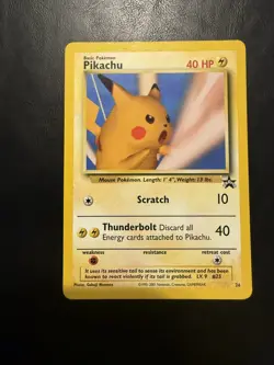 2001 Black Star Promo Pokemon League Card Pikachu 26 - Near Mint/Mint! - Image 1