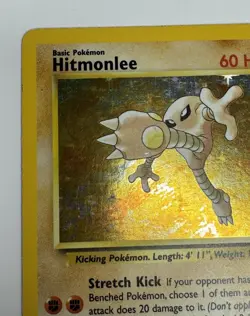 Pokemon TCG Hitmonlee 7/62 Fossil Holo Unlimited Vintage - Image 4