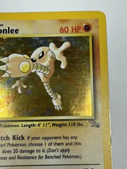 Pokemon TCG Hitmonlee 7/62 Fossil Holo Unlimited Vintage - Image 5