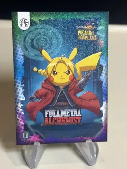 Fullmetal Alchemist - Pikachu #91 Galaxy Holo Pikachu Cosplay Pokemon #1 ZL13 - Image 1