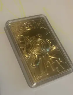 Pokemon Poliwhirl 23k Gold Plated Trading Card W/ Authenticity - Image 1